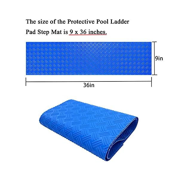 SKARUMMER Swimming Pool Ladder Mat Protective Pool Ladder Pad Step