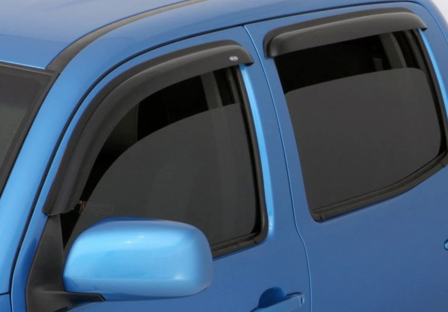 Photo 1 of Auto Ventshade [AVS] Ventvisor/Rain Guards | Outside Mount | Smoke, 4pc | 94515 | Fits 2007-2013 Chevy Silverado 1500/Avalanche/GMC Sierra 1500/07-14 Silverado/Sierra 2500HD-3500HD Crew/07-14 YukonXL Outside Mount - Smoke725478083699
