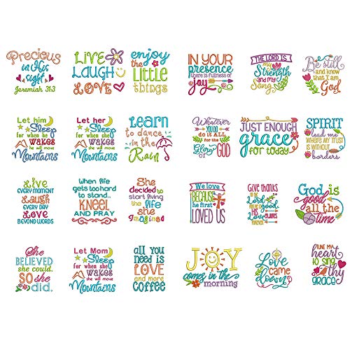 Pegatinas coloridas con texto en inglés «Bless» precortadas, antiUV, impermeables, para agenda de recortes, copos de papel