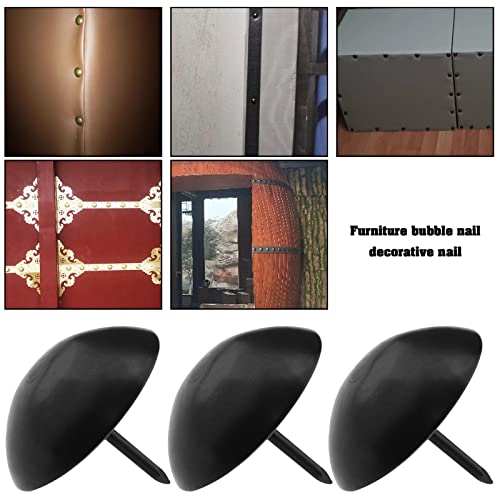 EMSea 12Pcs Upholstery Nail Furniture Nails Pins Antique Black Sofa Nails Household Accessories for Sofa Beds Carpentters Walls 30x25mm - Image 3