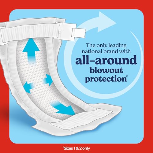 Image of HUGGIES Little Snugglers Baby Diapers, White, No Flavor, Size 1, 96 Count