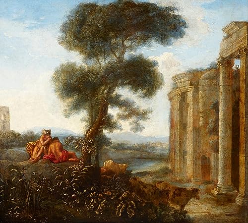 Impression d'art Claude Lorrain - Tableau Déco Chambre Élégante