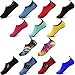 ANLUKE Water Shoes Barefoot Aqua Yoga Socks Quick-Dry Beach Swim Surf Shoes for Women Men Black/Solid 40/41