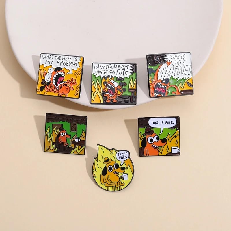 Generic This Is Fine - Meme Pin4