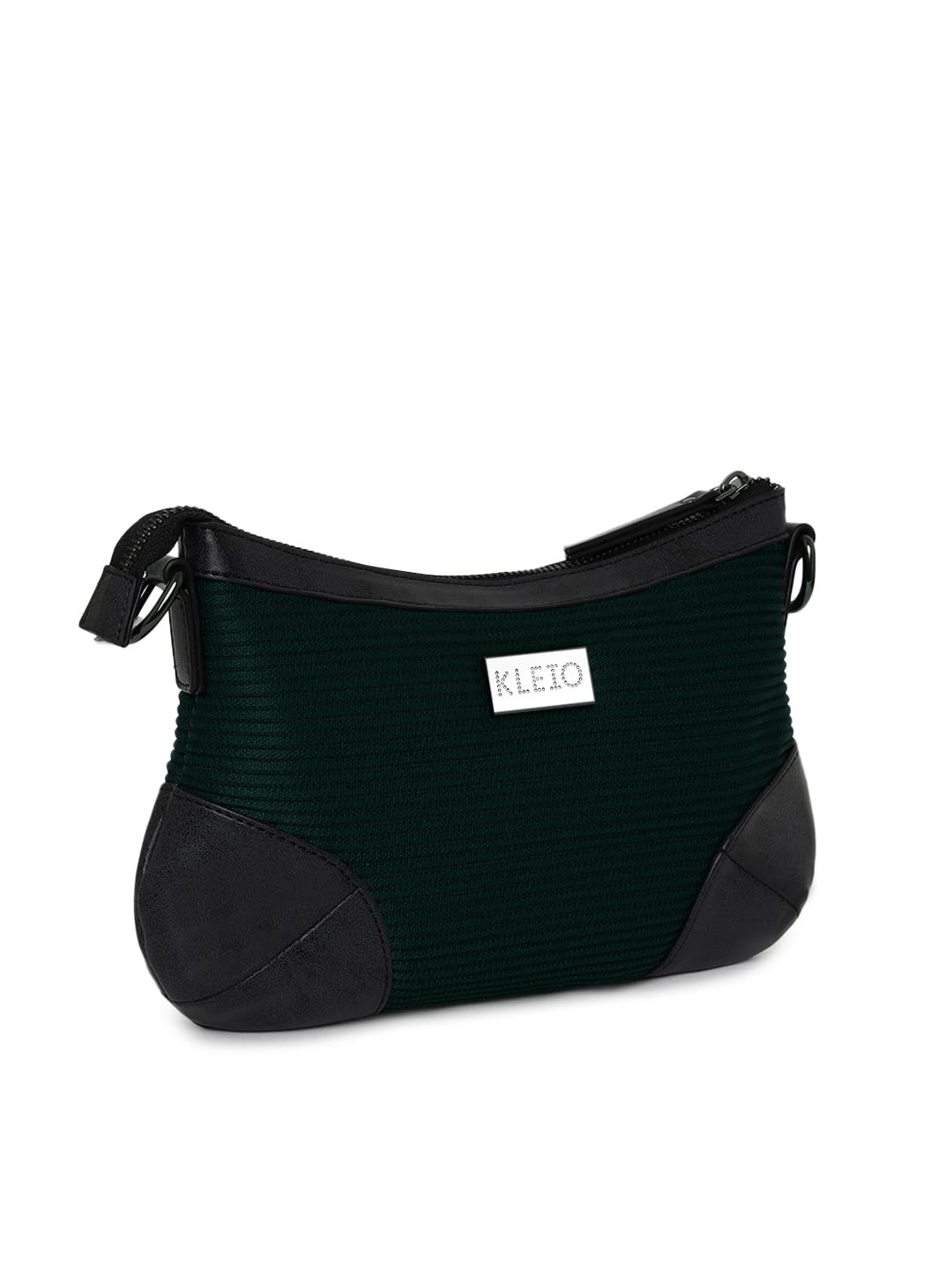 KLEIO Classic Fabric and PU Leather light weight Short & Long Sling For Women Girls (HO8079KL)