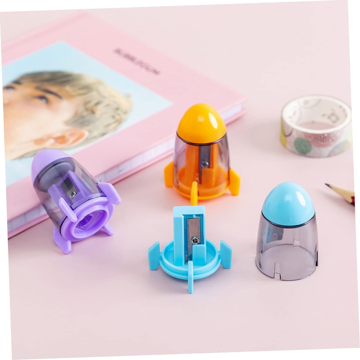 MAGICLULU 36stücke Teiliges Bunter Anspitzer Für Junge Mädchen Tragbare Niedliche Hand-anspitzer Für Schulkinder Kreatives Design Leicht Und Platzsparend Für Schulgebrauch Und