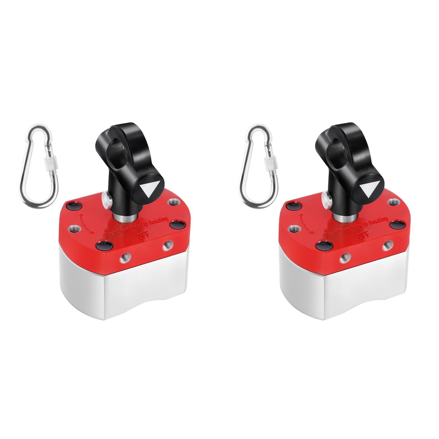 Jnchdghwa As Shown 2X 180 Lb On/Off Magnets, Magnetic Welding Holder, Multipurpose Switch Magnet For Lifting And Handling,Metal Screening