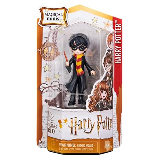 FIGURINE MAGICAL MINIS HARRY POTTER WIZARDING WORLD - Figurine Poupée Articulée Personnage 8 cm avec Accesssoire - 6061844 - Jouet Enfant 5 ans - Modèle Aléatoire