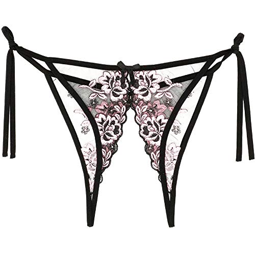 Preisvergleich Produktbild catlena Ouvert Slip Damen mit Spitze (rosa)