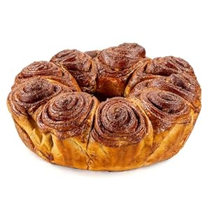 Cinnamon Babka Cake | Valentines Gift Basket | Traditional Hungarian Cinnamon Babka Bread | Holiday Gourmet Cookie Gift | Christmas Thanksgiving | 2 lb Stern’s Bakery (Cinnamon Babka)