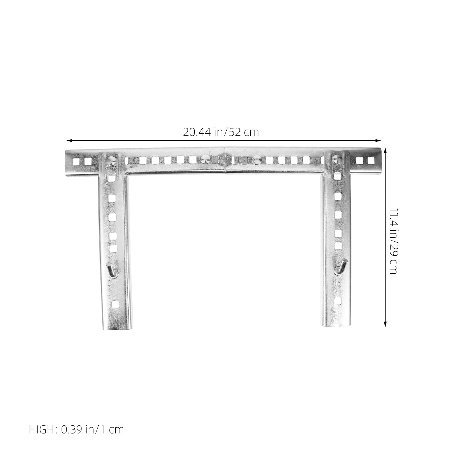 SHOWERORO Calentador y Agua para Hierro Soporte Eléctrico de Color Instalación Fácil Estable Pequeños Reducidos Plata Baños Espacios
