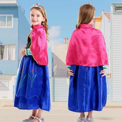 Vestido Princesa para Niñas 3-8 Años con Capa miniatura 5