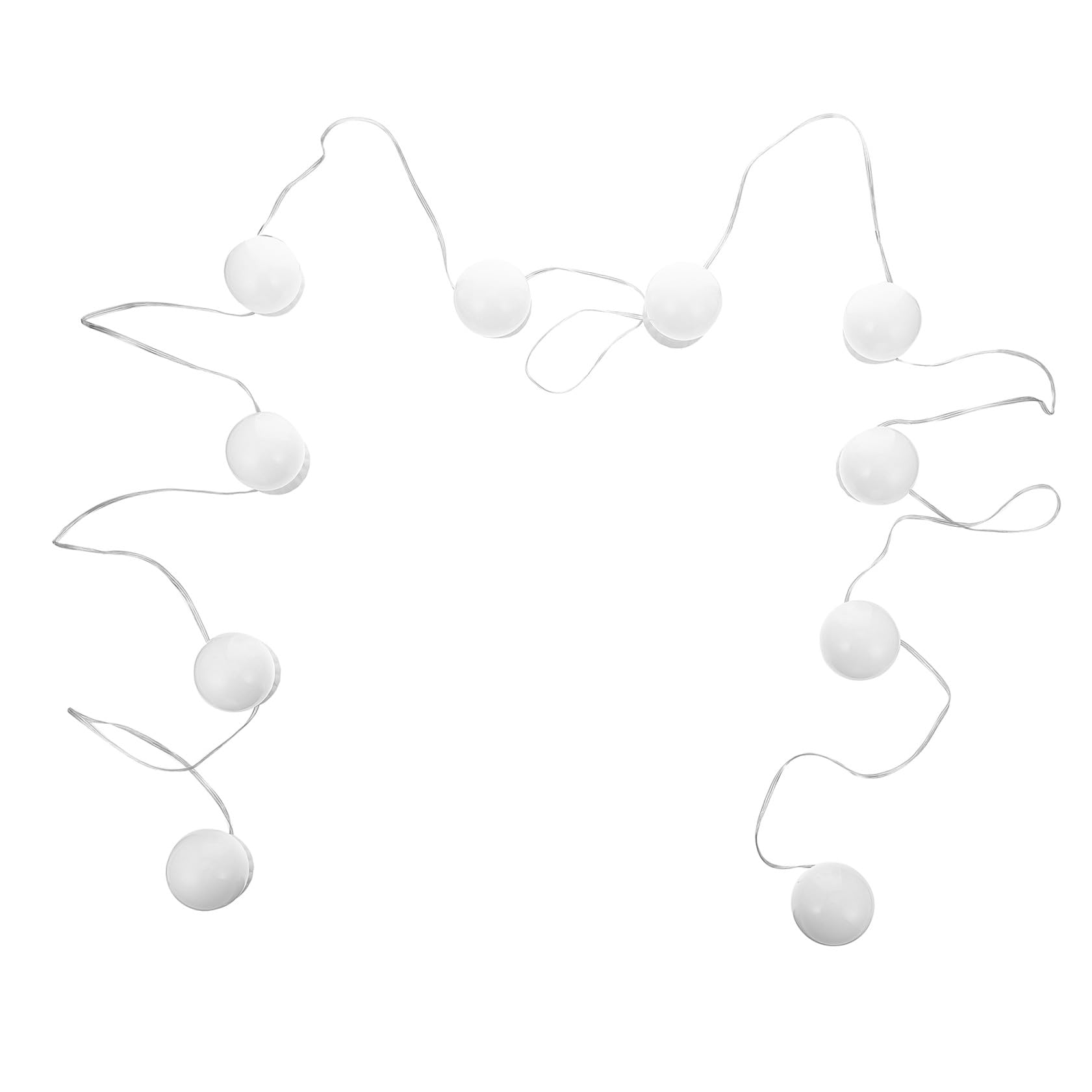 Kit D’éclairage LED Adhésif USB pour Miroir de Coiffeuse, 10 Ampoules