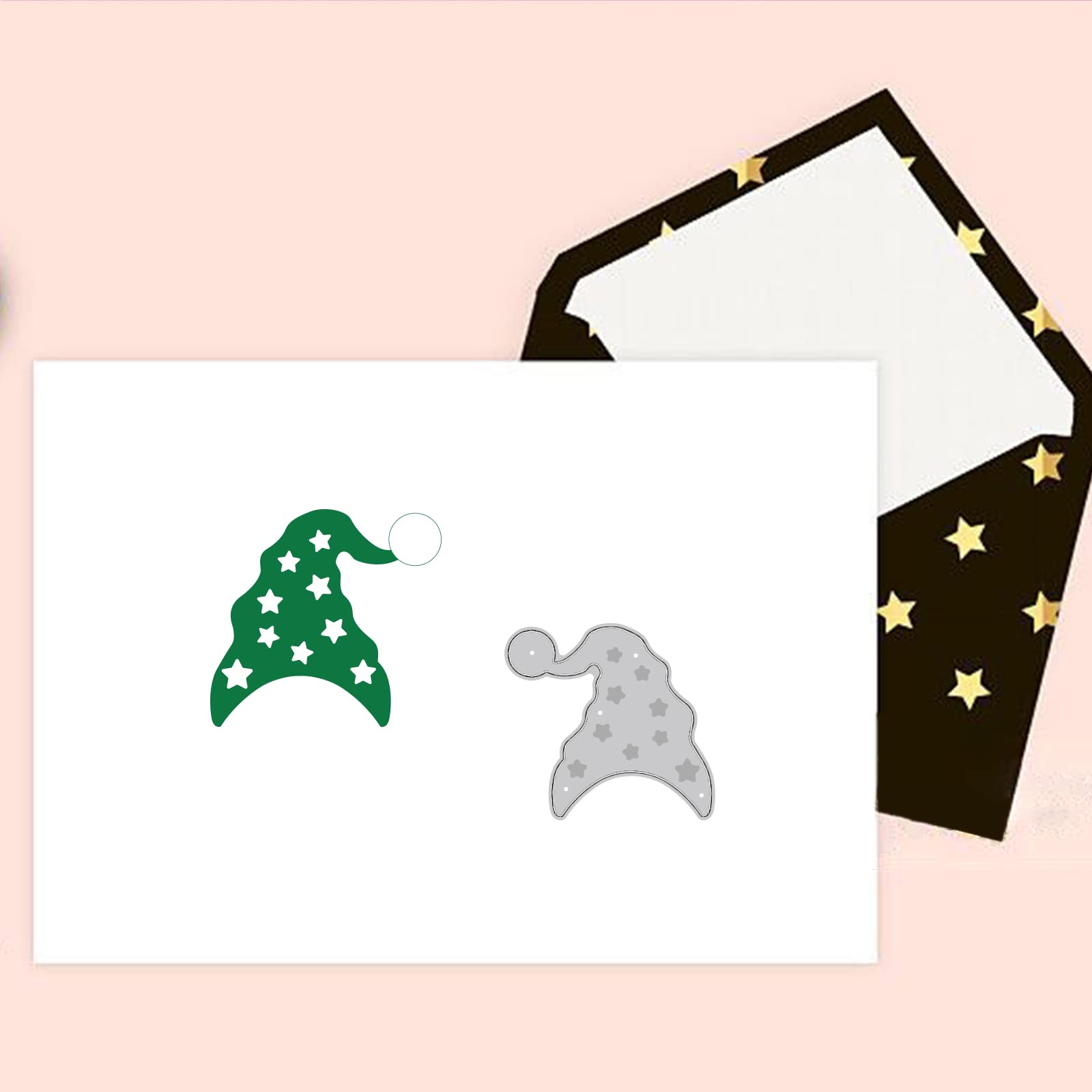 BENECREAT 4PCS Matrices De Découpe En Acier Au Carbone Matrice En Métal De Cadre D'étiquette De Herbe Et Fleur Pour Le Bricolage Artisanat Scrapbook Album Papier Carte Gaufrage