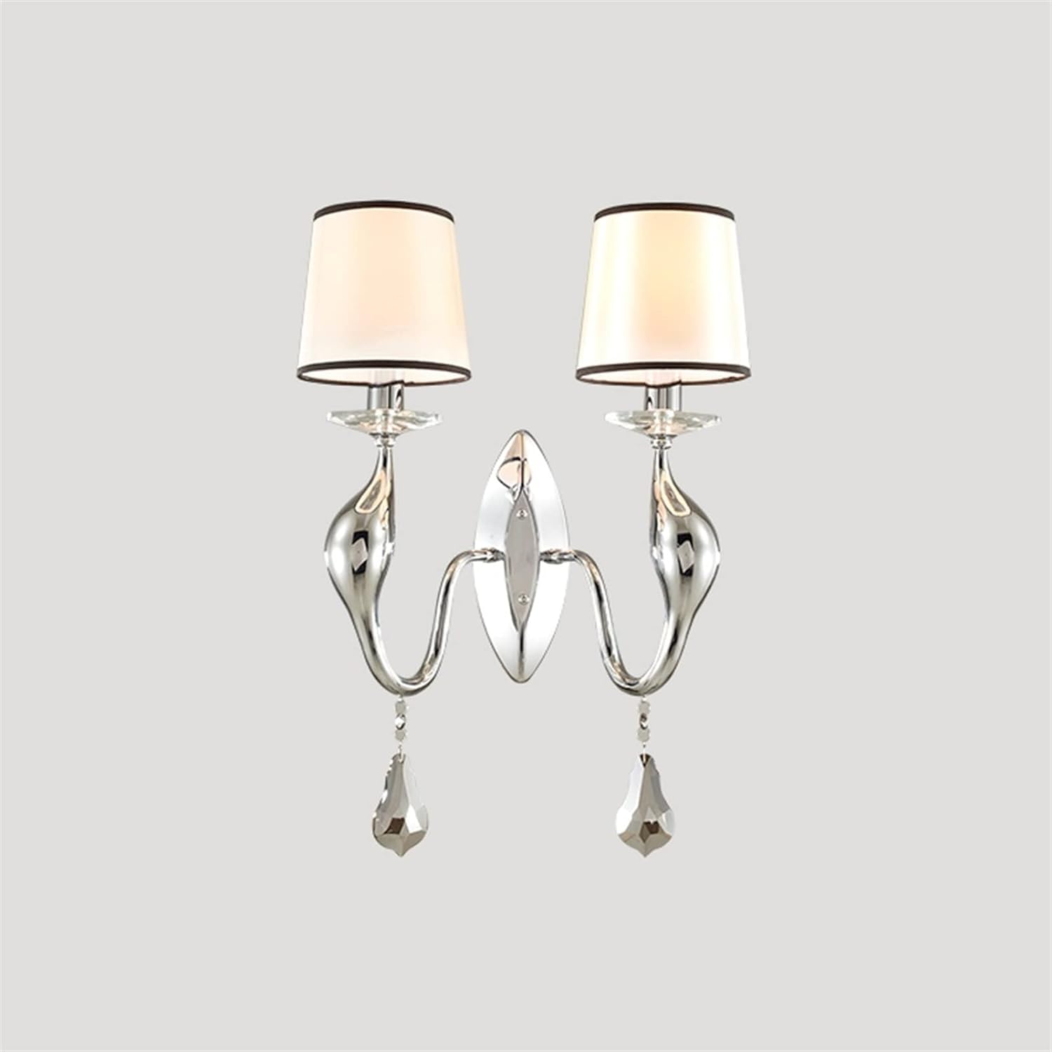 SMCCYYSD European Wall Light Post-Modern Swan Crystal Lamp Bedroom Bedside Sconces E27 Screw LEDLamp, Pendant