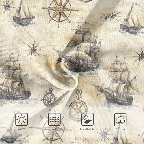 Girls Underwear Soft Cotton Pirate Ships Kids Panties in Sizes 2/3t, 4t, 5t, 6 and 83