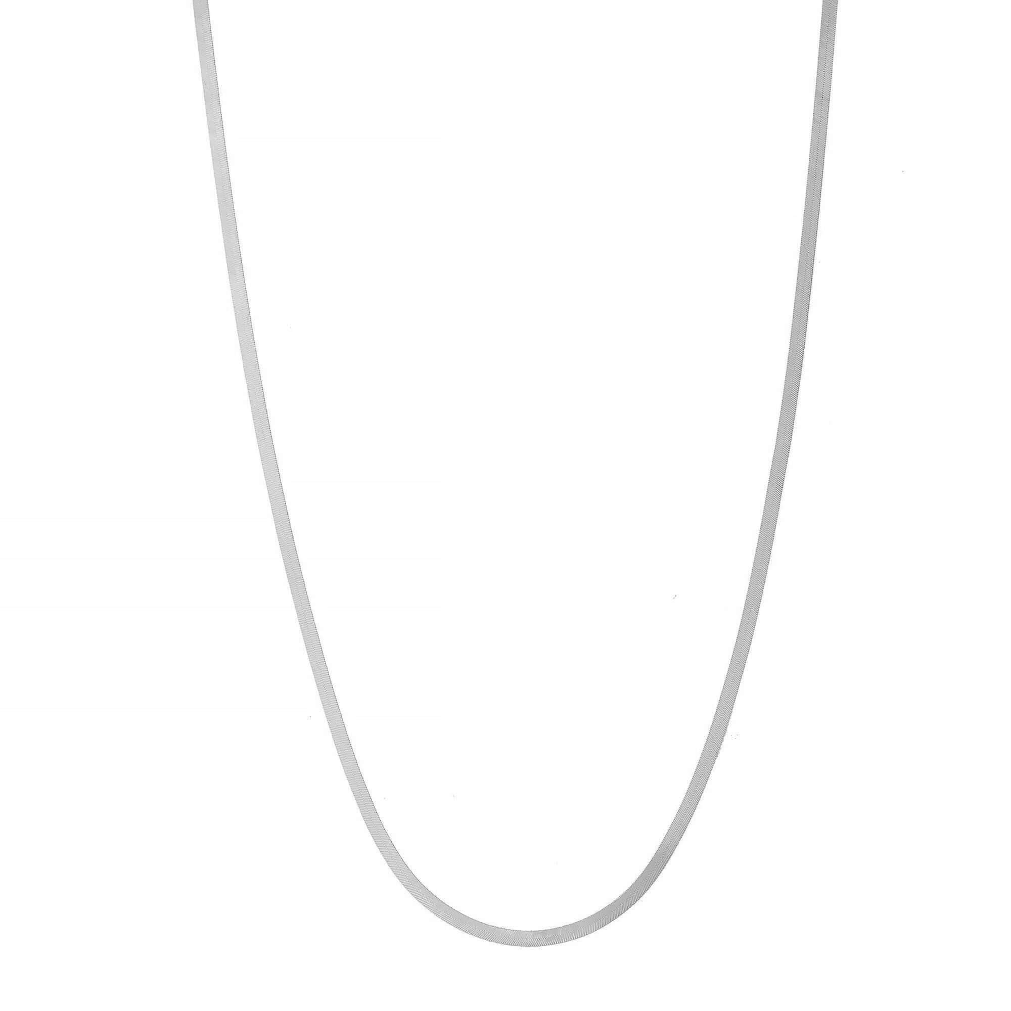 VAMA FASHIONS Classic Simple Stainless Steel Silver Western Charm Stylish Neck Necklace Chains for Girls & Women (Herringbone chain for women) (B0CYBZDYVL) Amazon Price History, Amazon Price Tracker