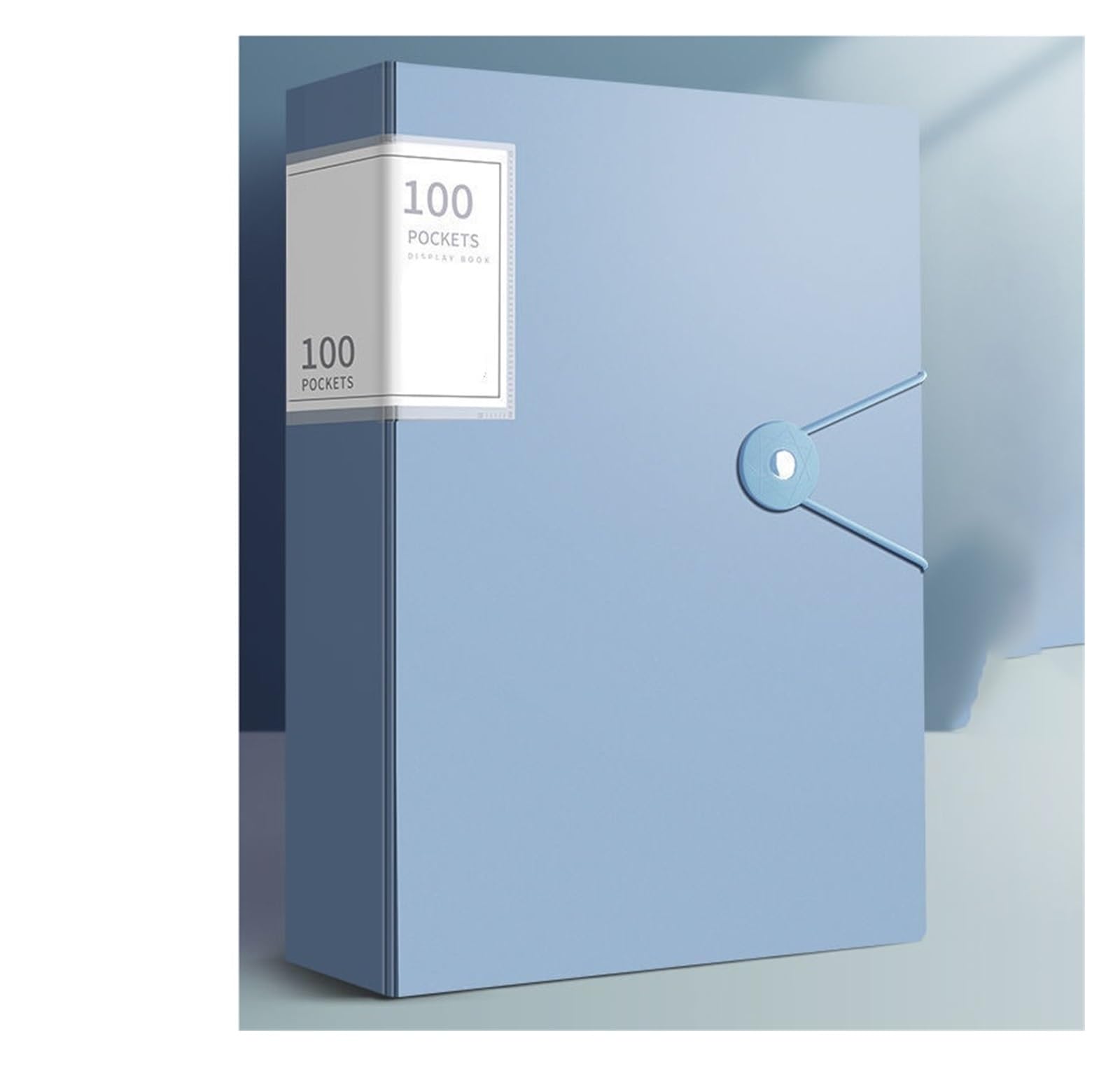 Carpeta de Archivos A4 de Gran Capacidad Organizador de Documentos Multifuncional Resistente al Agua y al Polvo Soporte de Documentos de Escritorio Contrato Carpetas De Fundas A4(Sky Blue)