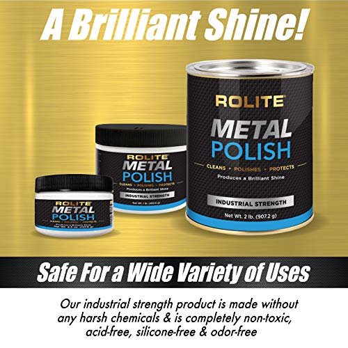Rolite RMP45Z Metal Polish Paste - Industrial Strength Scratch Remover And Cleaner thumb #3