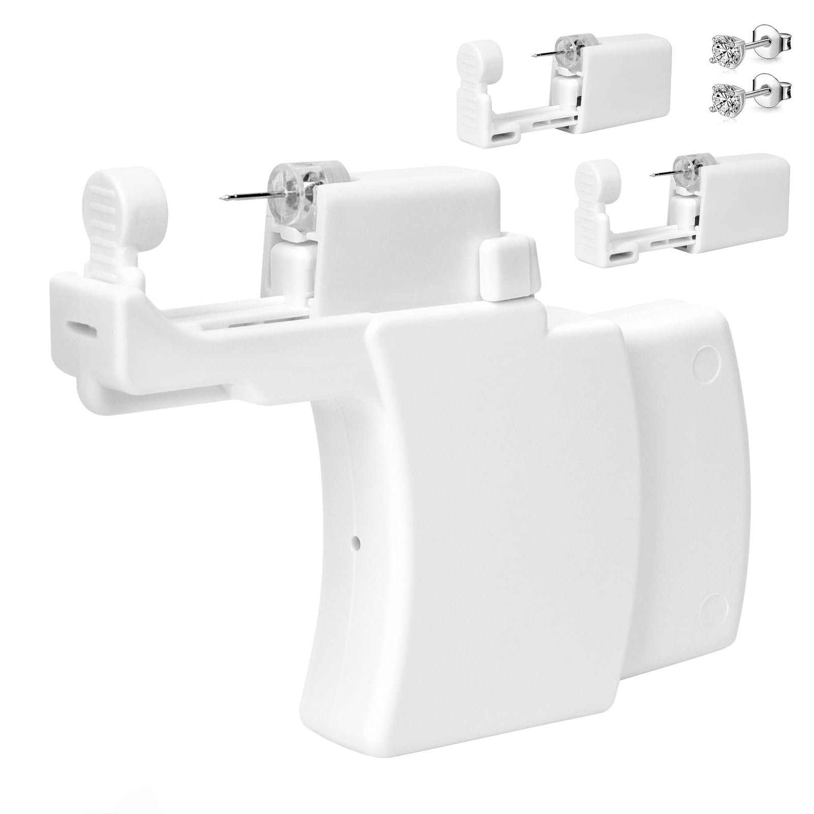 Ear Piercing Booster - Reusable Ear Piercing Aid Gun & Disposable Ear Piercing Kits With Built-in Ear Studs