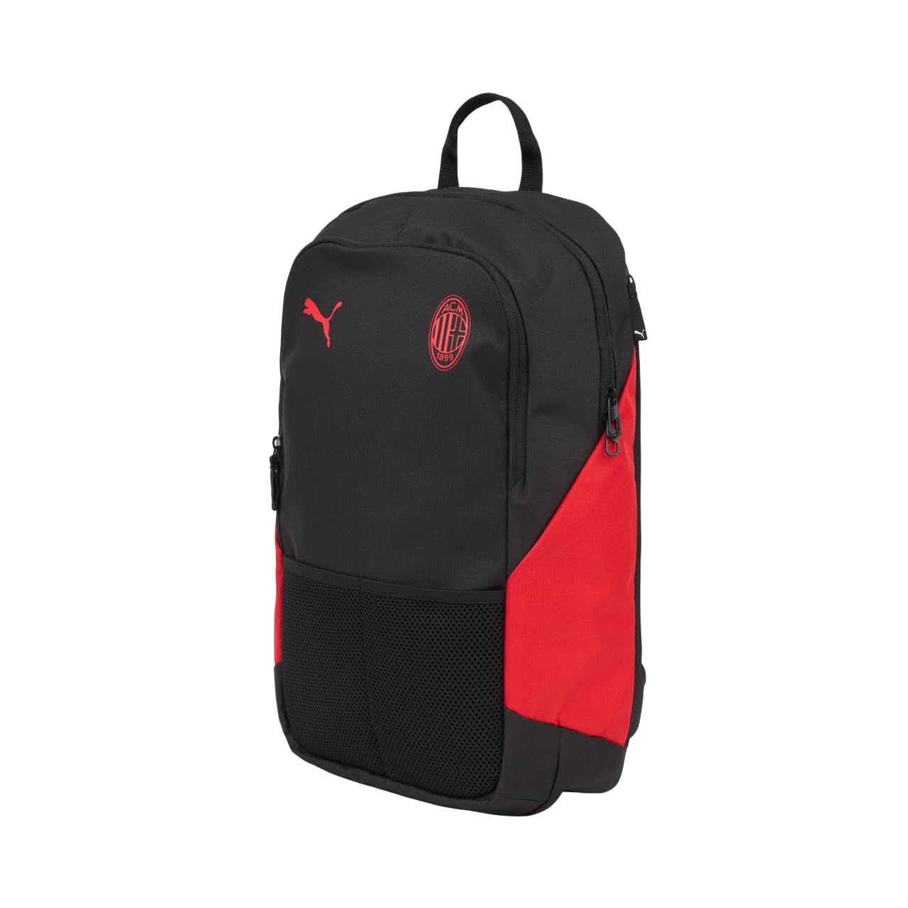 A.C. Milan - Zaino da Viaggio, Scuola o Ufficio, Prodotto Ufficiale con Logo AC Milan, Unisex, Nero