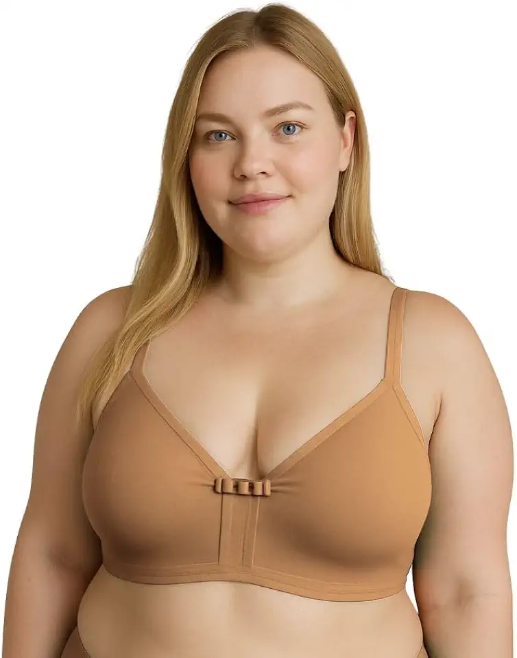 Sutiã Plus Size sem Bojo Reforçado Sustentação Resistente Josi