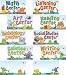 FUNky Frogs Center Signs Mini Bulletin Board Set