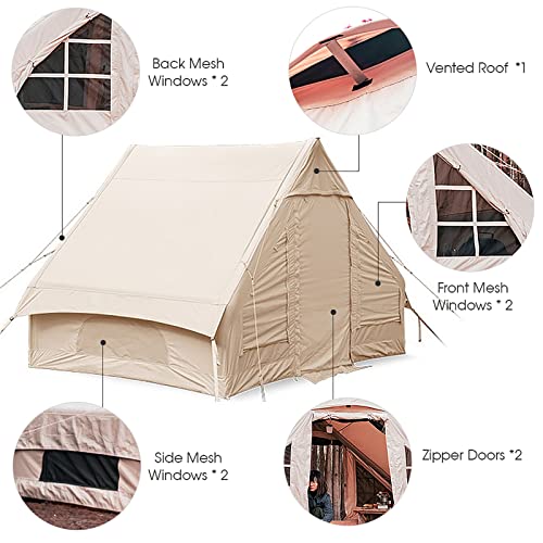 Carpa inflable grande para camping 4-6 personas miniatura 2