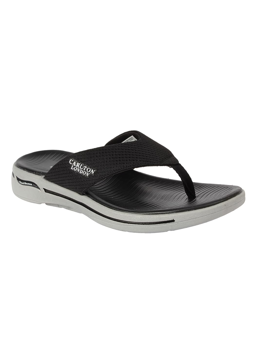 carlton london Men's Orthotic Comfort Flip Flops with Arch Support and Cushioned Textured Footbed-picture-27