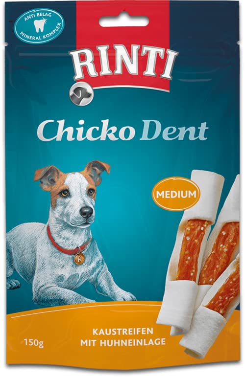 RINTI Extra Chicko DENT CHICKEN MEDIUM für Hunde - Doppelpack - 2 x 150g