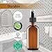 CULINAIRE 2oz Glass Spray Bottles with Gold Pen Marker, Small Fine Mist Spray Bottle, Refillable, Empty, for Hair Spray, Essential Oils, Colognes, and Hand Sanitizers, Amber, Pack of 24