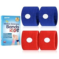 Motion Sickness Bands for Kids, Travel Sickness Relief Wristbands, Anti-Nausea Bands for Morning Car Sea Sickness\u2026
