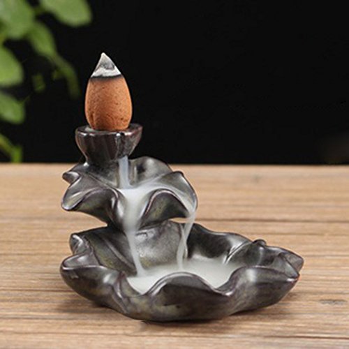 Bluelans® - Incensiere a torre per coni d'incenso