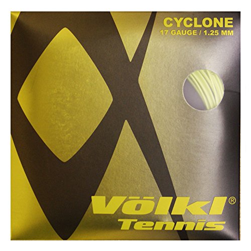 Colore principale: Nero Völkl Cyclone 16 corda singola 12 m Corda da tennis