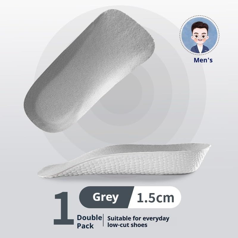 2 pares plantillas elevadoras ortopédicas para hombre y mujer miniatura 4
