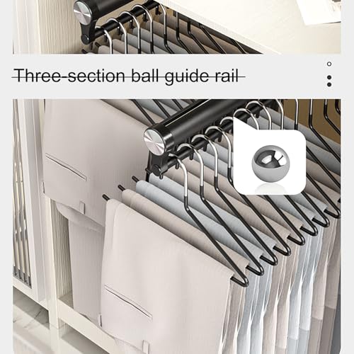Tringle extensible coulissante pour penderie en acier robuste durable