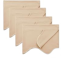 Vista 36 de NICETOWN Cortinas de cenefa para ventanas, tratamiento de ventana de granja rústica, cenefas opacas cortas para decoración de ducha/sótano/Acción