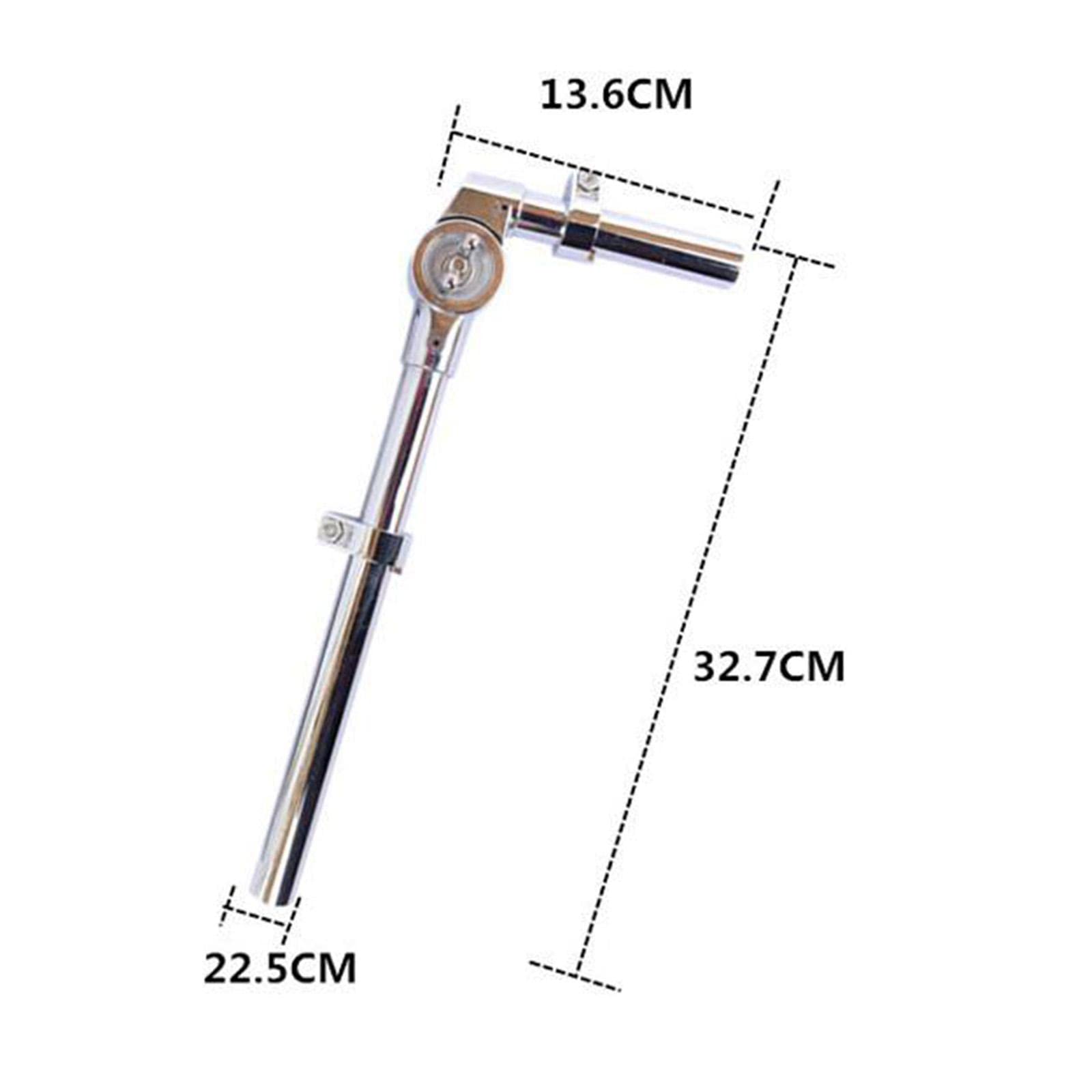 UGPLM Metal Drum Holder,Lightweight Mount Stand Display Hardware,Tom Holder Stand Mount,Cymbal Stand for Tom Drum Parts Jazz Drum Set