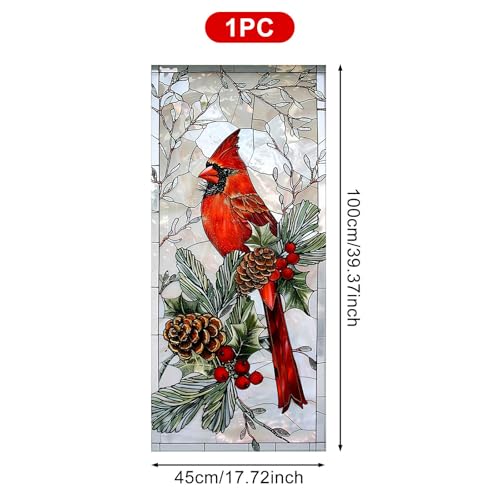 Vinilo decorativo para ventana con diseño navideño miniatura 3