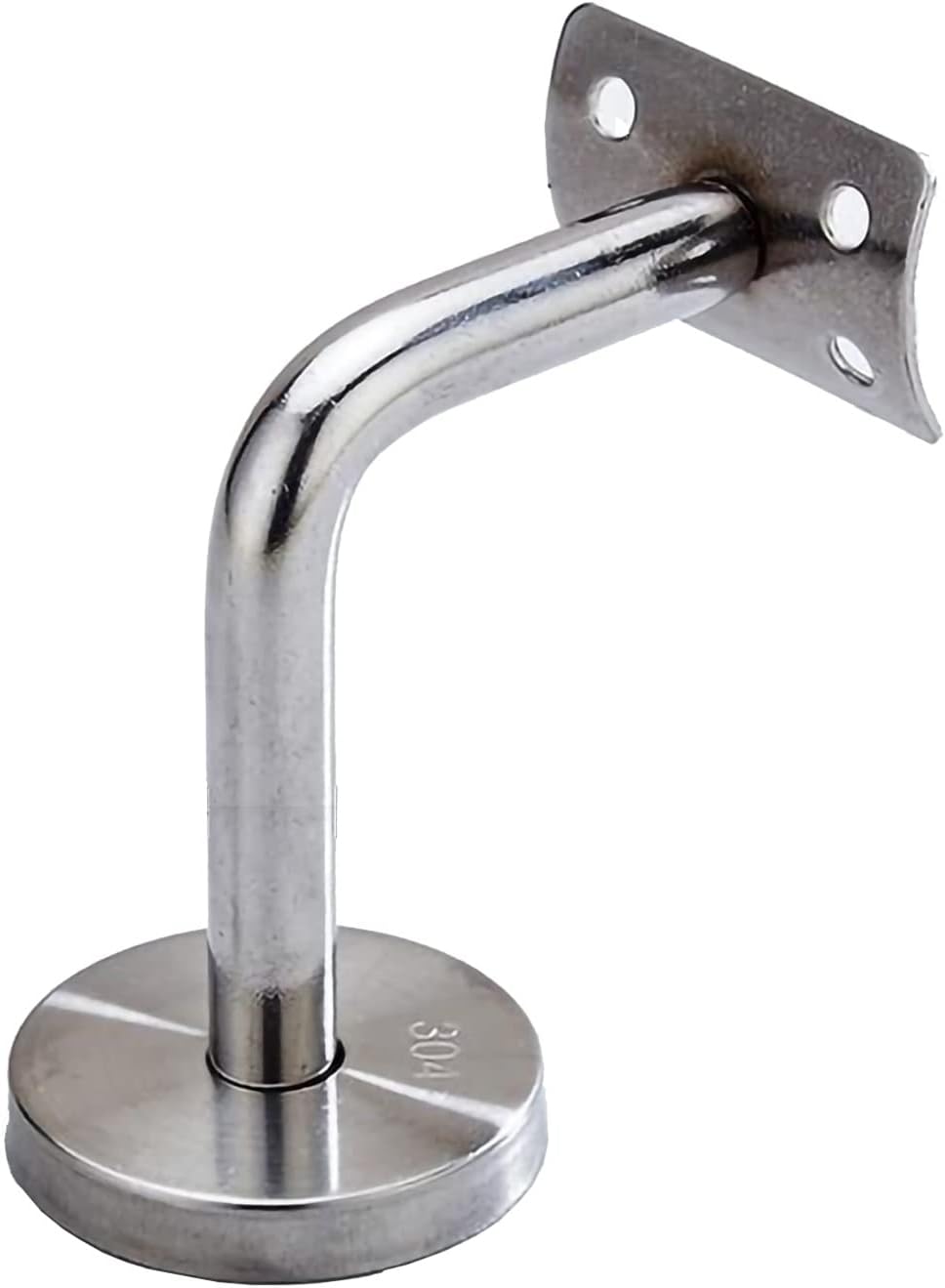 Armrest Bracket Against The Wall, Stainless Steel Stair Handrail Bracket, Stair Handrail Connecting Pieces, for Stairs Handrails, Guardrails, Railing (Color : Style A)