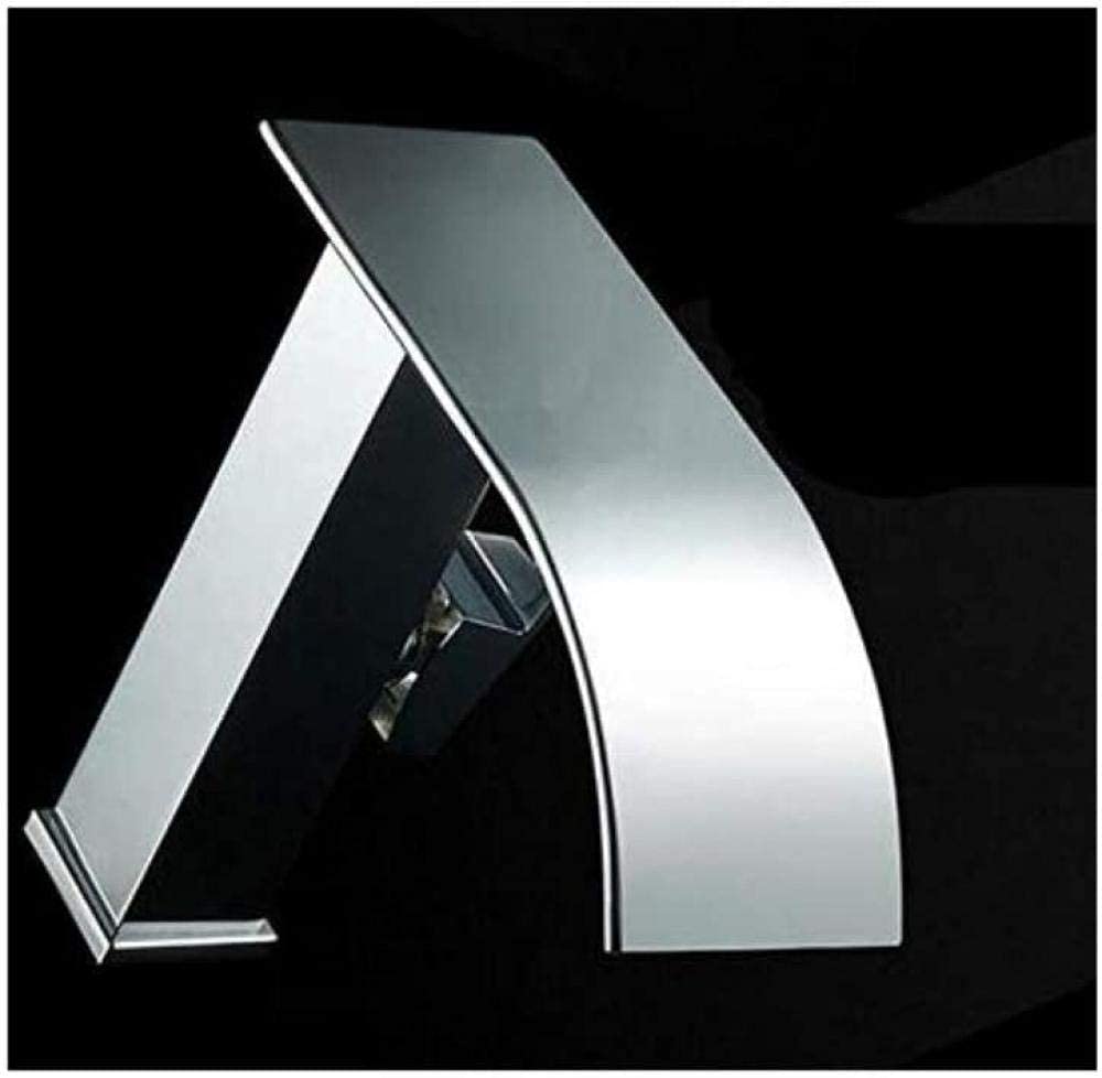 Grifo de Agua Grifos de Cocina Fregadero Moderno Cromo Cascada Baño Lavabo Fregadero Grifo Única Manija Lavabo Lavabo Mezclador Toque Cubierta Montada