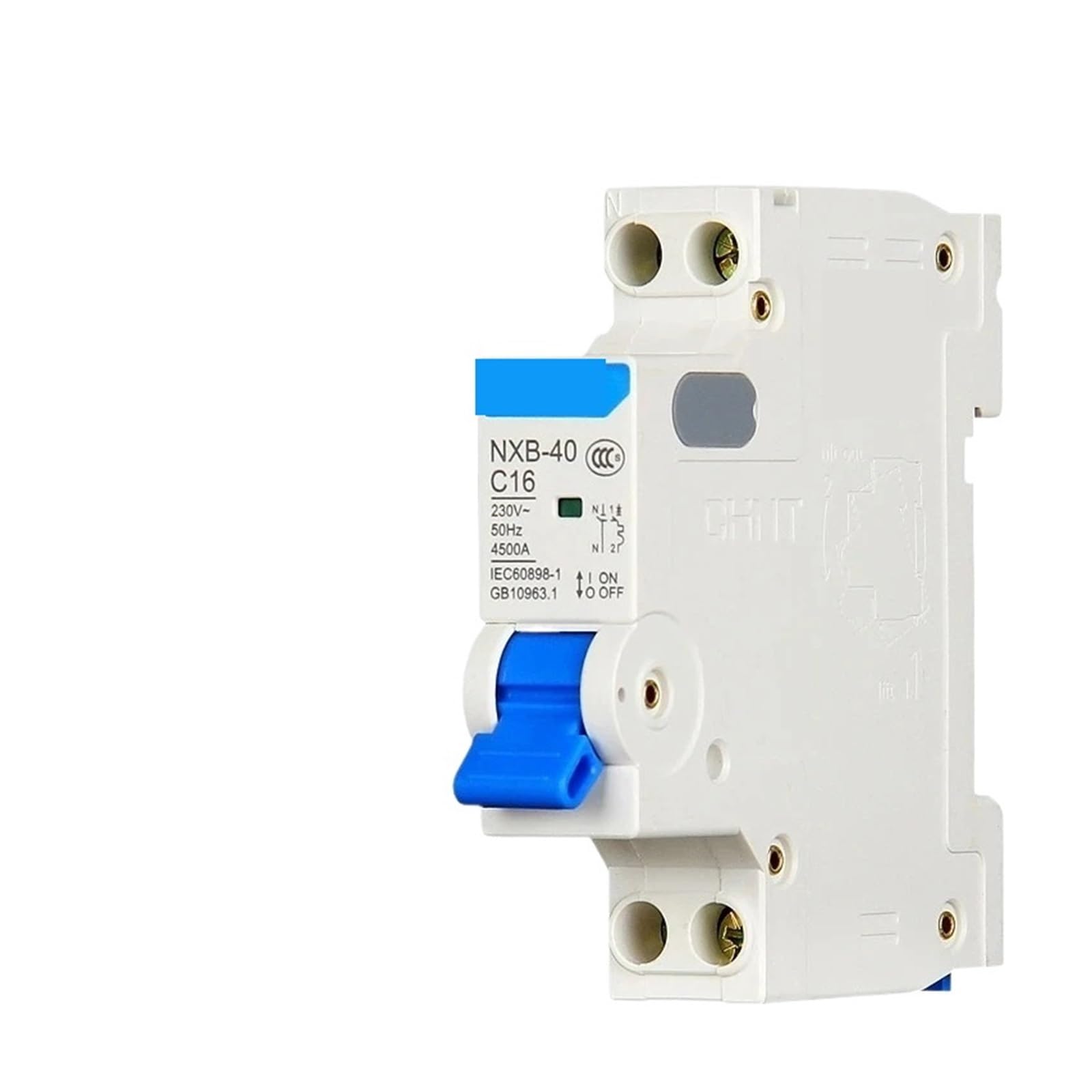 Disyuntor NXB-40 de 16A para solucionar apagones por sobrecarga en electrodomésticos de 220V