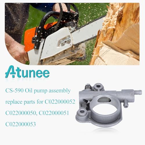 Atunee Bomba de óleo de montagem de lubrificante automotivo para Echo CS-590 CS-600 CS-550P CS-600P