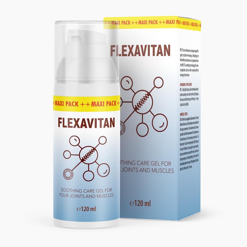Flexavitan Gel   Treat Yourself to the Soothing Care Gel   No Mineral Oils and Silicone   Contents 120 ml