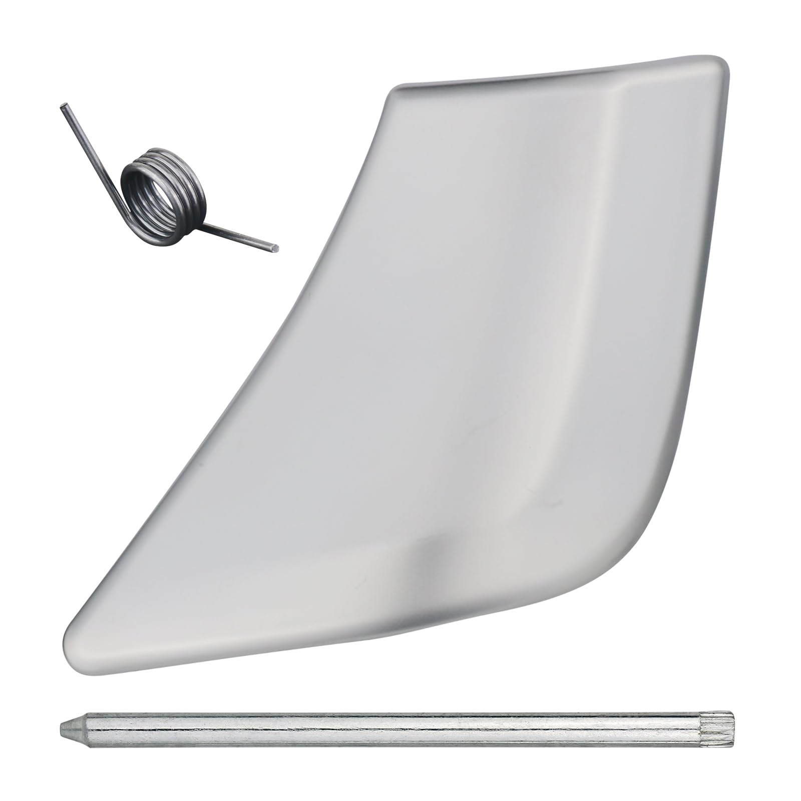 TQPONLY Seat Backrest Recliner Handle Lever Front Left Driver Side | Compatible with 2008-2016 Mercedes-Benz W204 C-Class W207 E-Class Accessories | Seat Back Adjust Handle (Matte Silver)