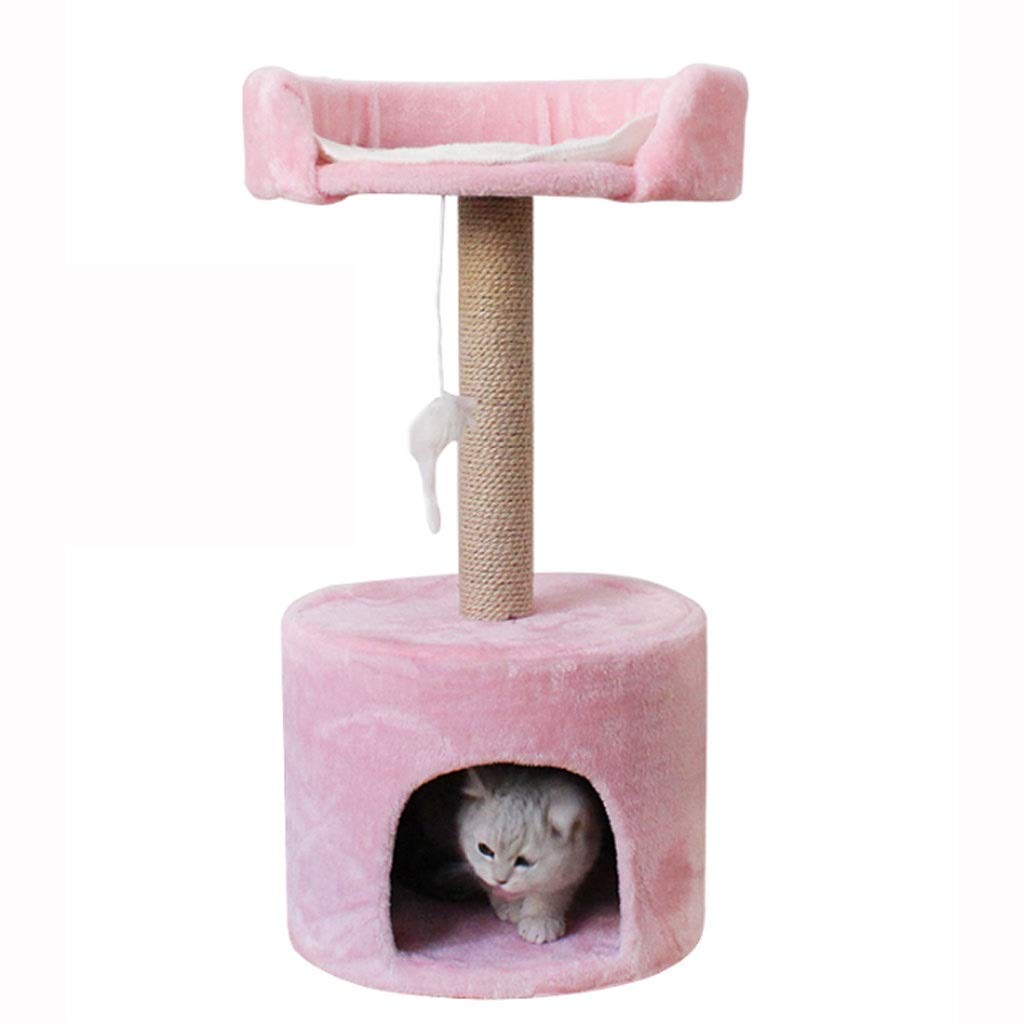 Chat gym kitten condo MU avec poteaux de grattage et niches en tissu