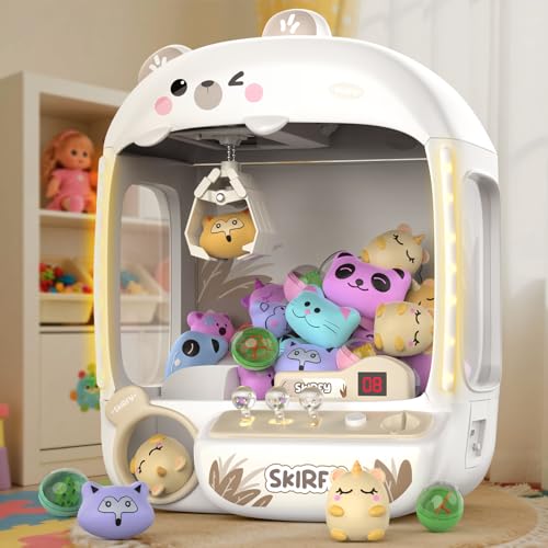 Skirfy Claws Machines for Kids Bear,Vending Machines Toys with Sound,Lights and Furbys for Girls,Arcades Games Toys for Ages 8-13,Birthday Party for 6 7 8 9 Year Old Boys Girls