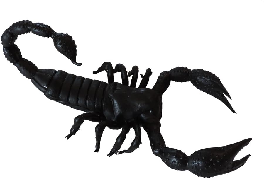 Jumbo 7" Rubber Black Scorpion Novelty Prop