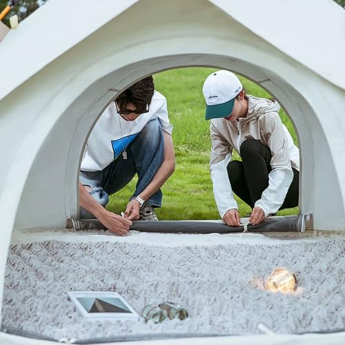 Carpa de camping portátil doble puerta y ventana miniatura 5