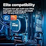 Crucial Pro DDR5 RAM 32GB Kit (2x16GB), 6400MHz CL32, Overclocking Desktop Gaming Memory, Intel XMP 3.0 & AMD Expo Compatible, Black - CP2K16G64C32U5B - Image 4